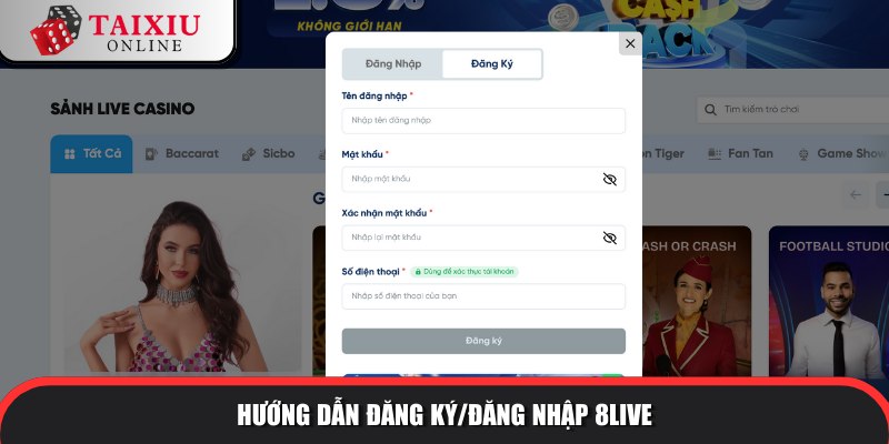Đăng ký tài khoản tài xỉu trong 3 bước